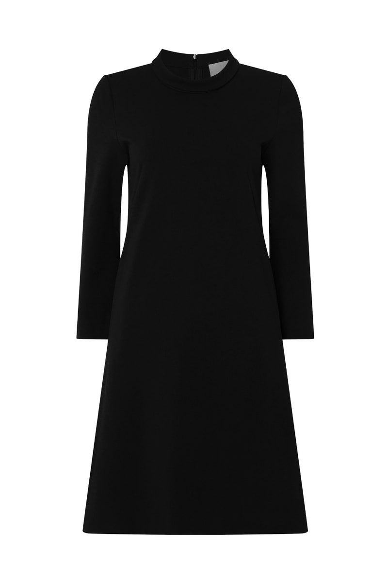 Black jersey tunic dress on sale