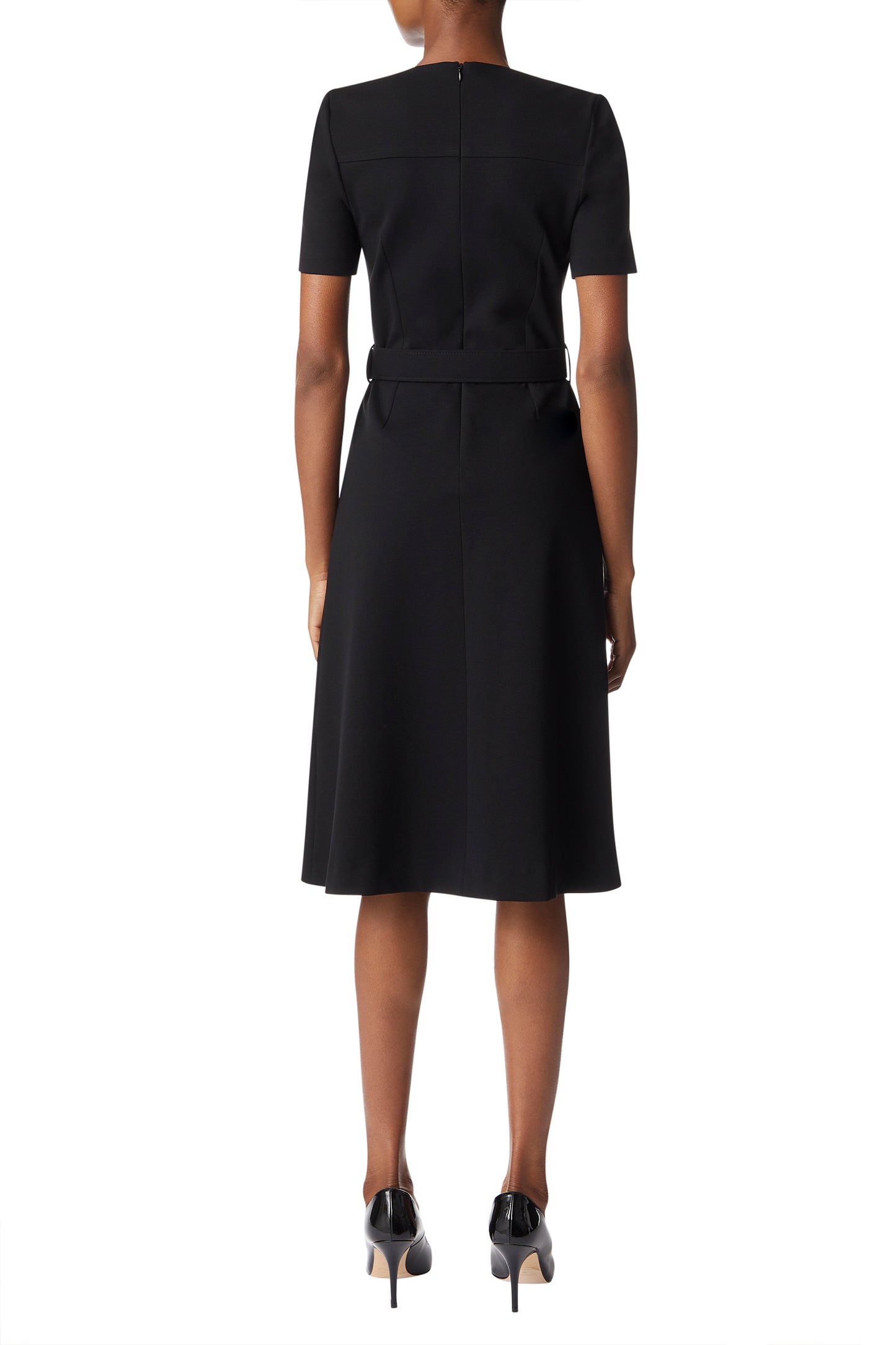 Normandie Jersey Dress - Black