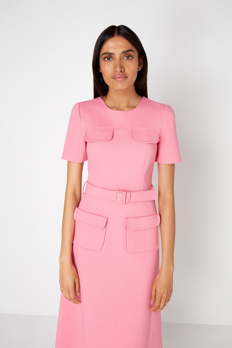 Normandie Jersey Dress - Bubblegum