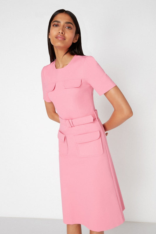 Normandie Jersey Dress - Bubblegum