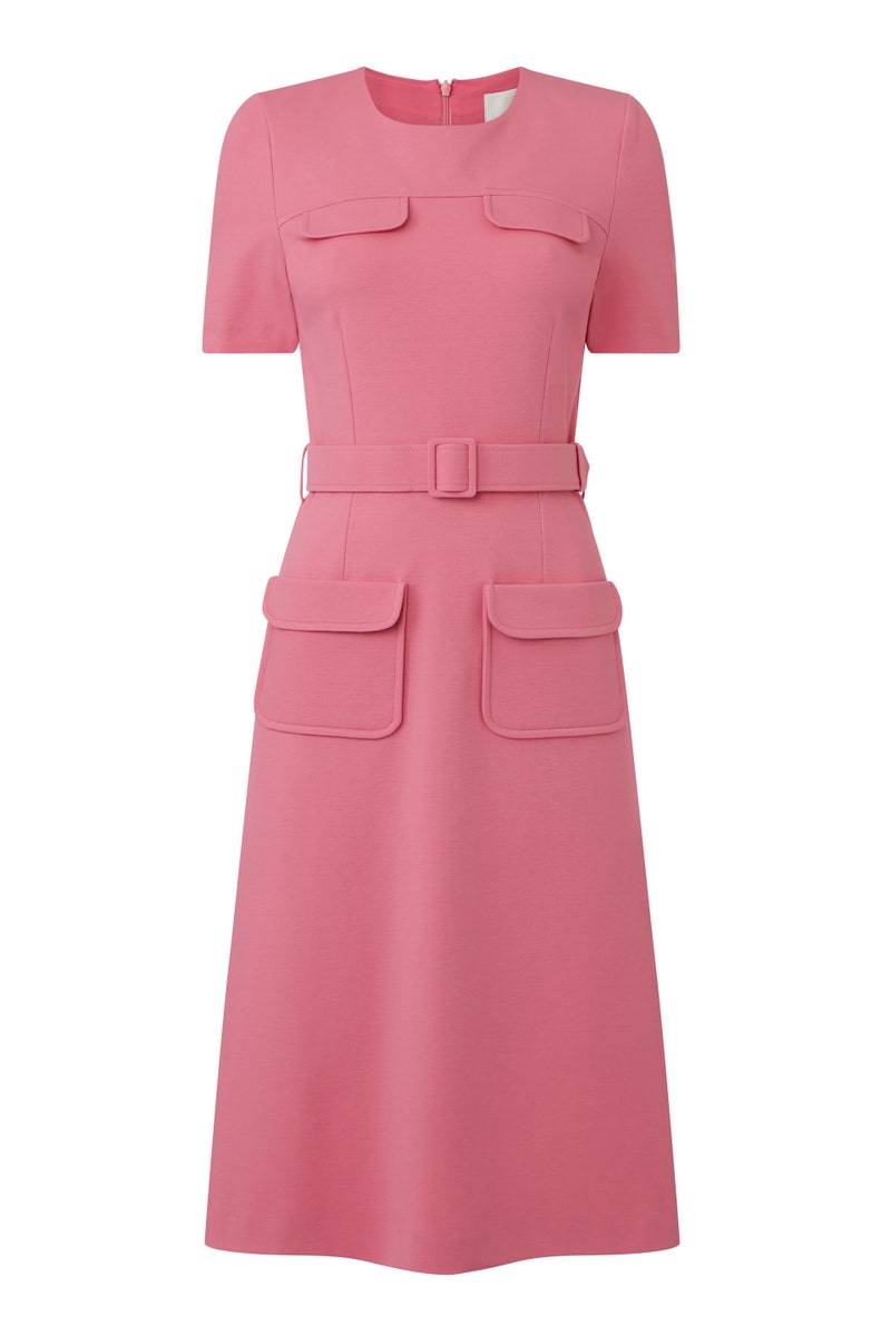 Normandie Jersey Dress - Bubblegum