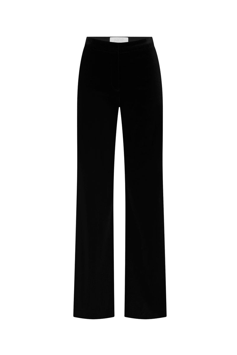 Ryan Velvet Trousers - Black