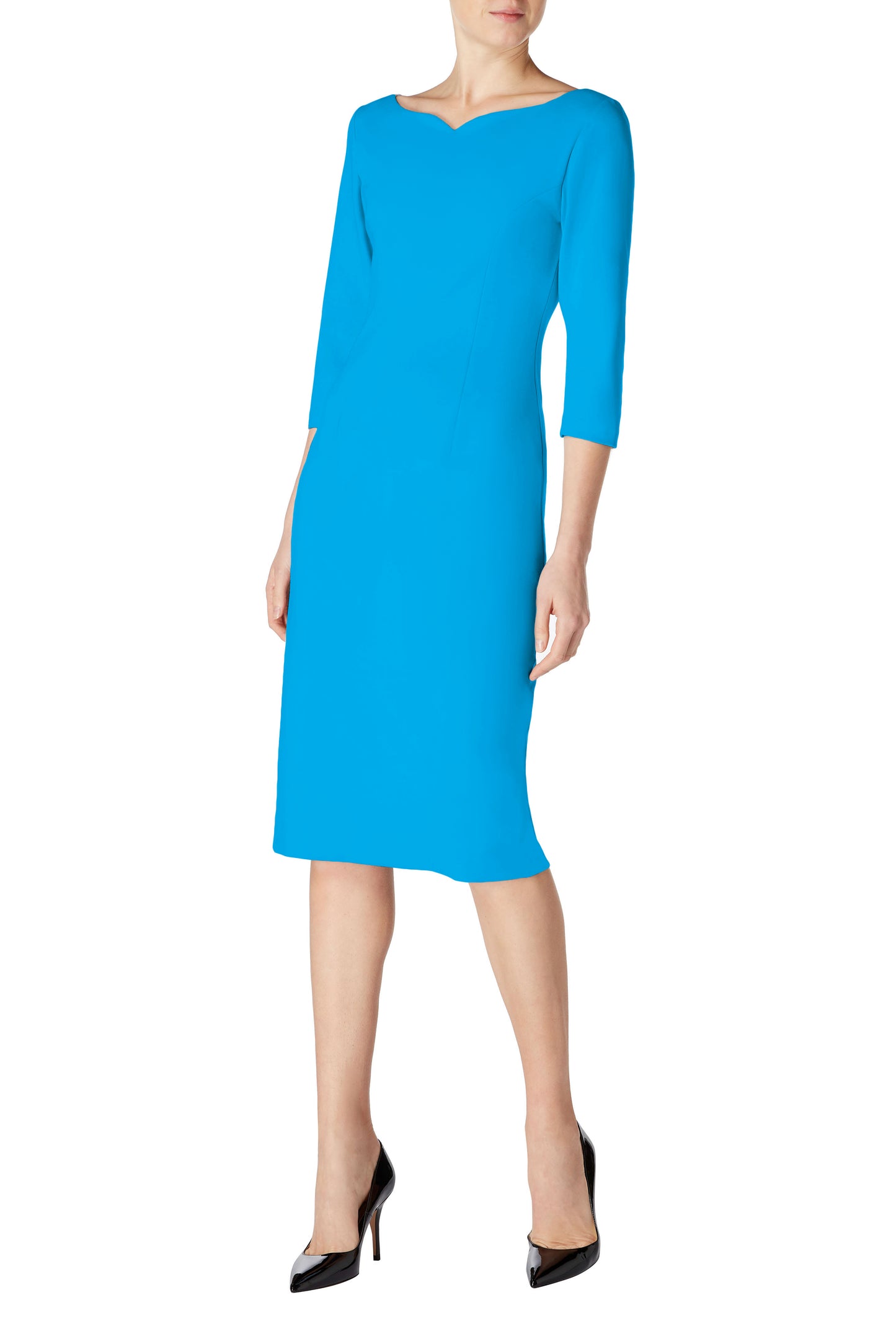 Hilton Jersey Dress - Azzure Blue