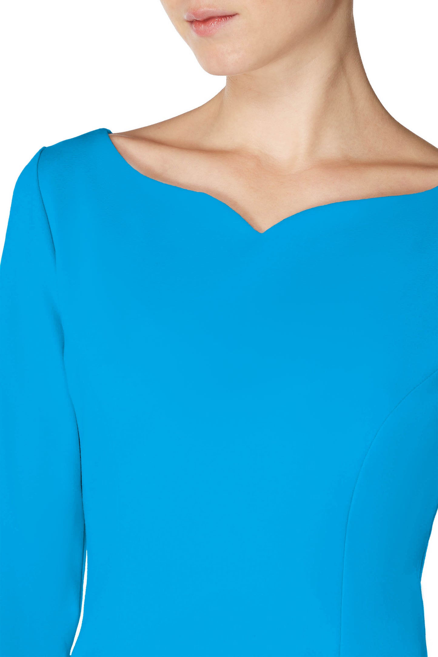 Hilton Jersey Dress - Azzure Blue