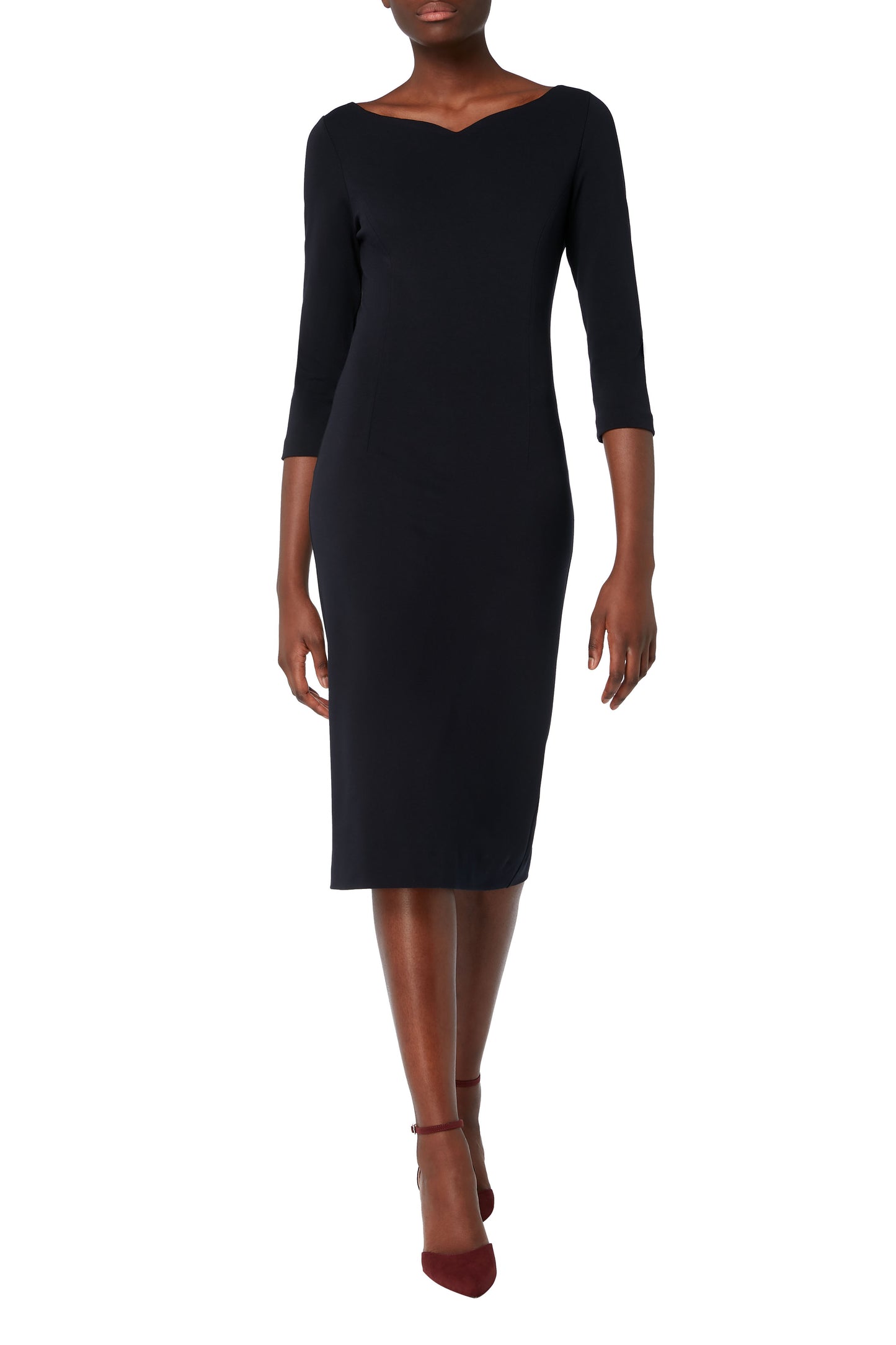 Hilton Jersey Dress - Dark Navy