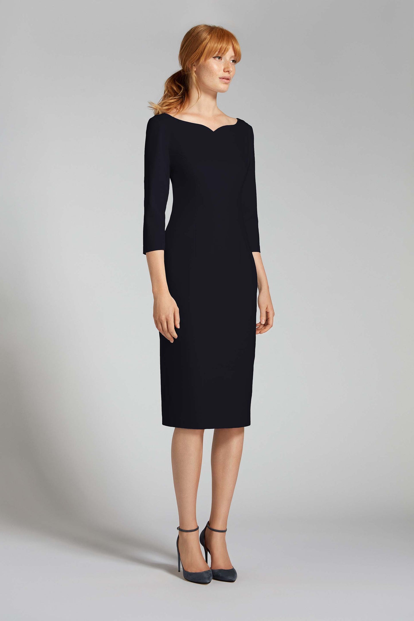 Hilton Jersey Dress - Dark Navy