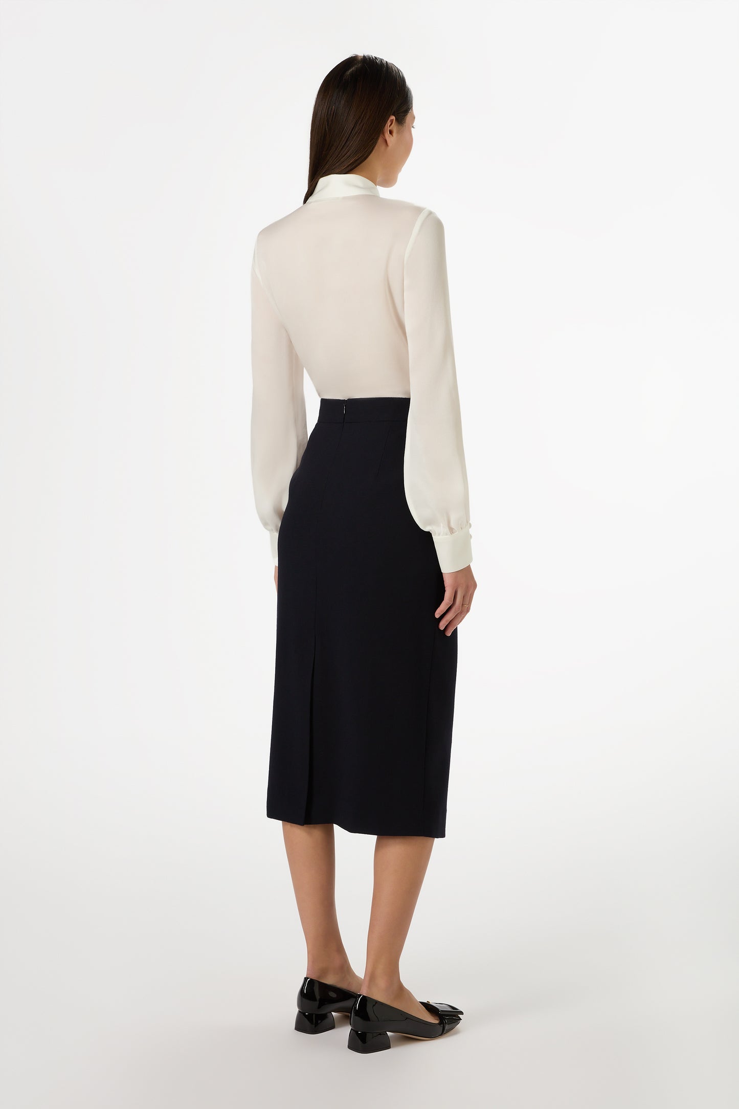 Kian Pencil Skirt - Dark Navy