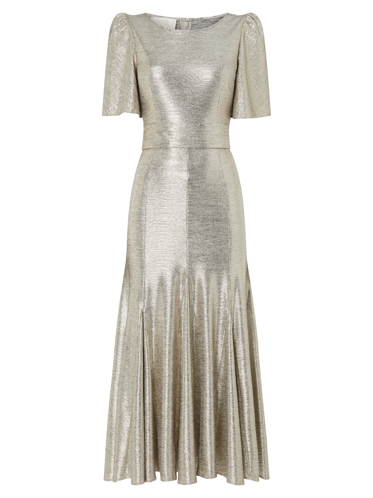 Kordelia Dress - Silver Foil