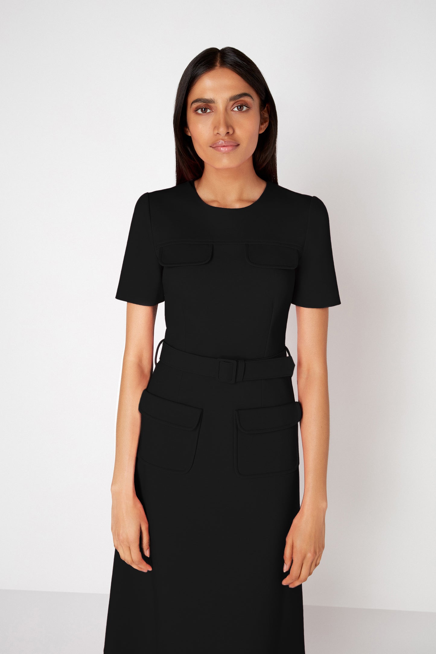 Normandie Jersey Dress - Black