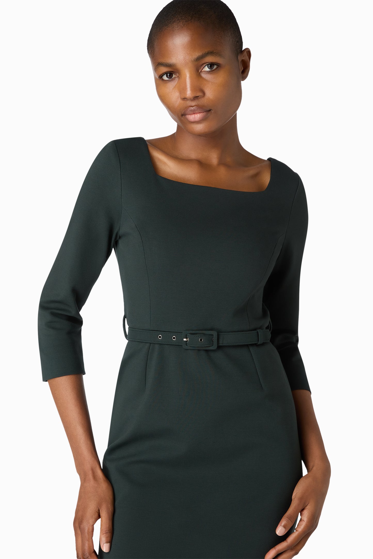 Rachel Dress - Hunter Green