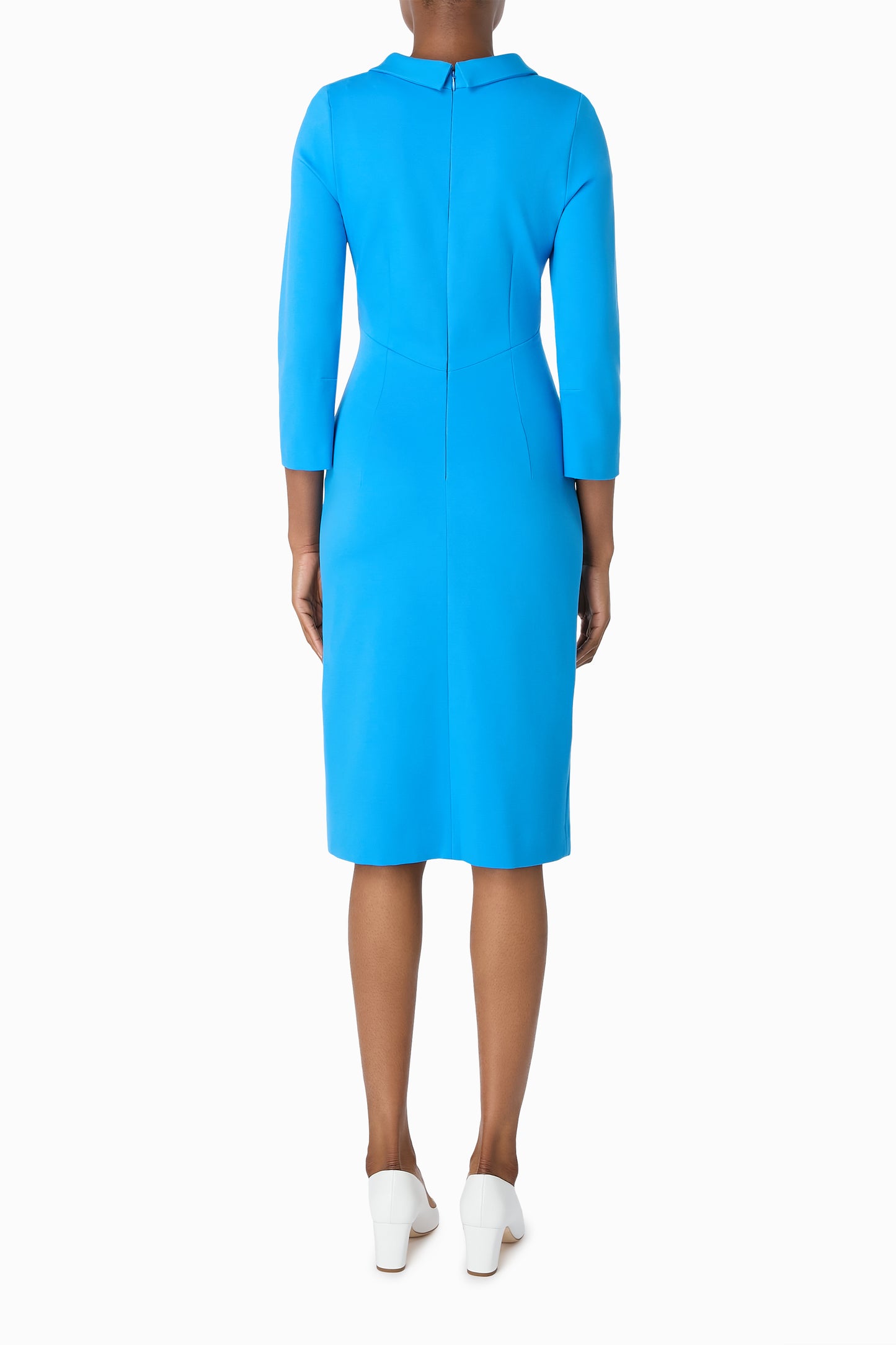 Rome Jersey Dress - Azzure Blue