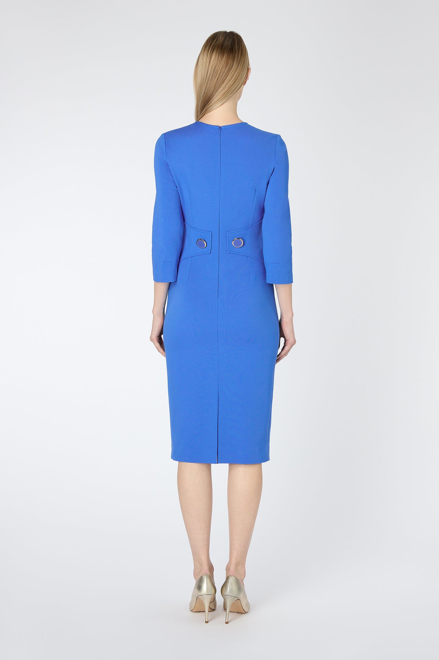 Sadie Pencil Dress - Azzure Blue