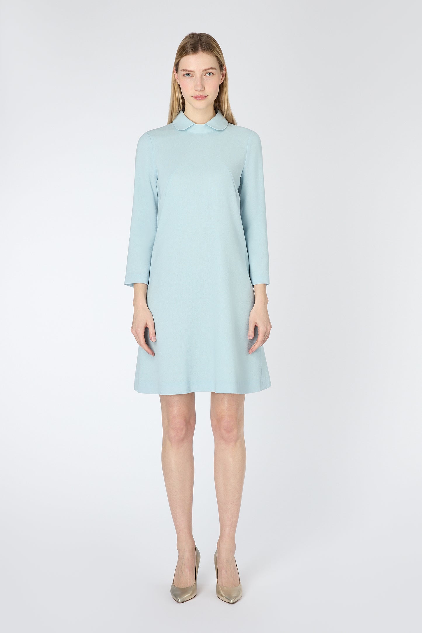 Saffron Tunic Dress - Frost Blue