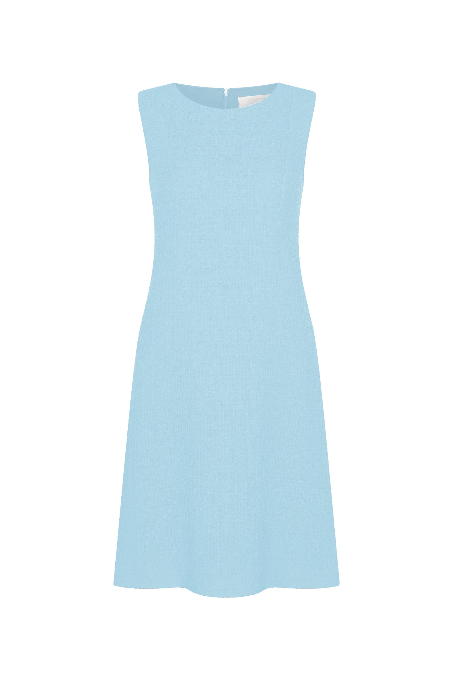 Sam Tweed Sleeveless Shift Dress - Frost Blue