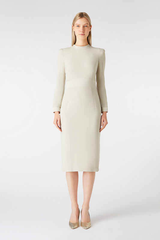 Sheba Pencil Dress Oyster