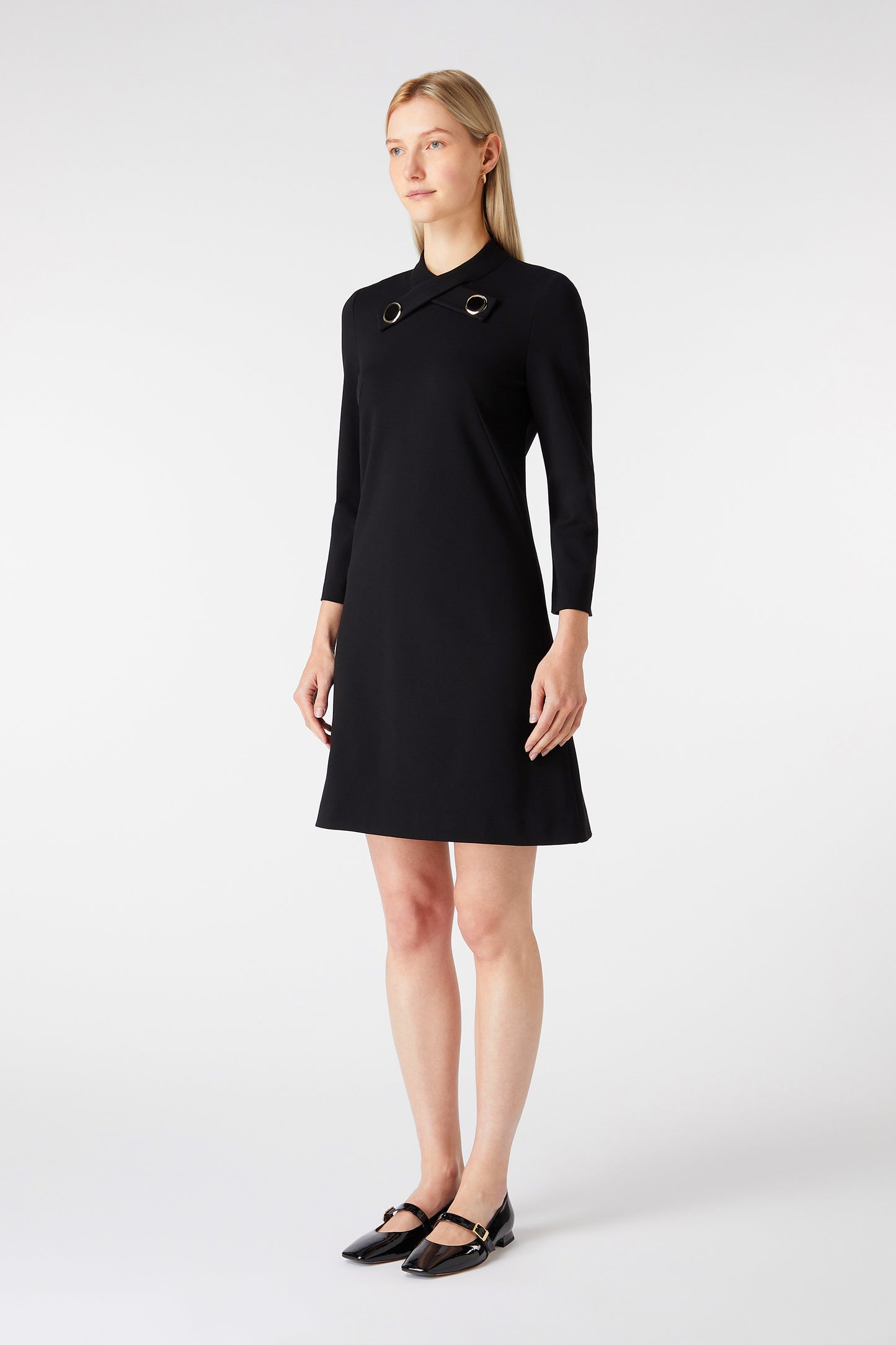 Sophia Shift Dress - Black