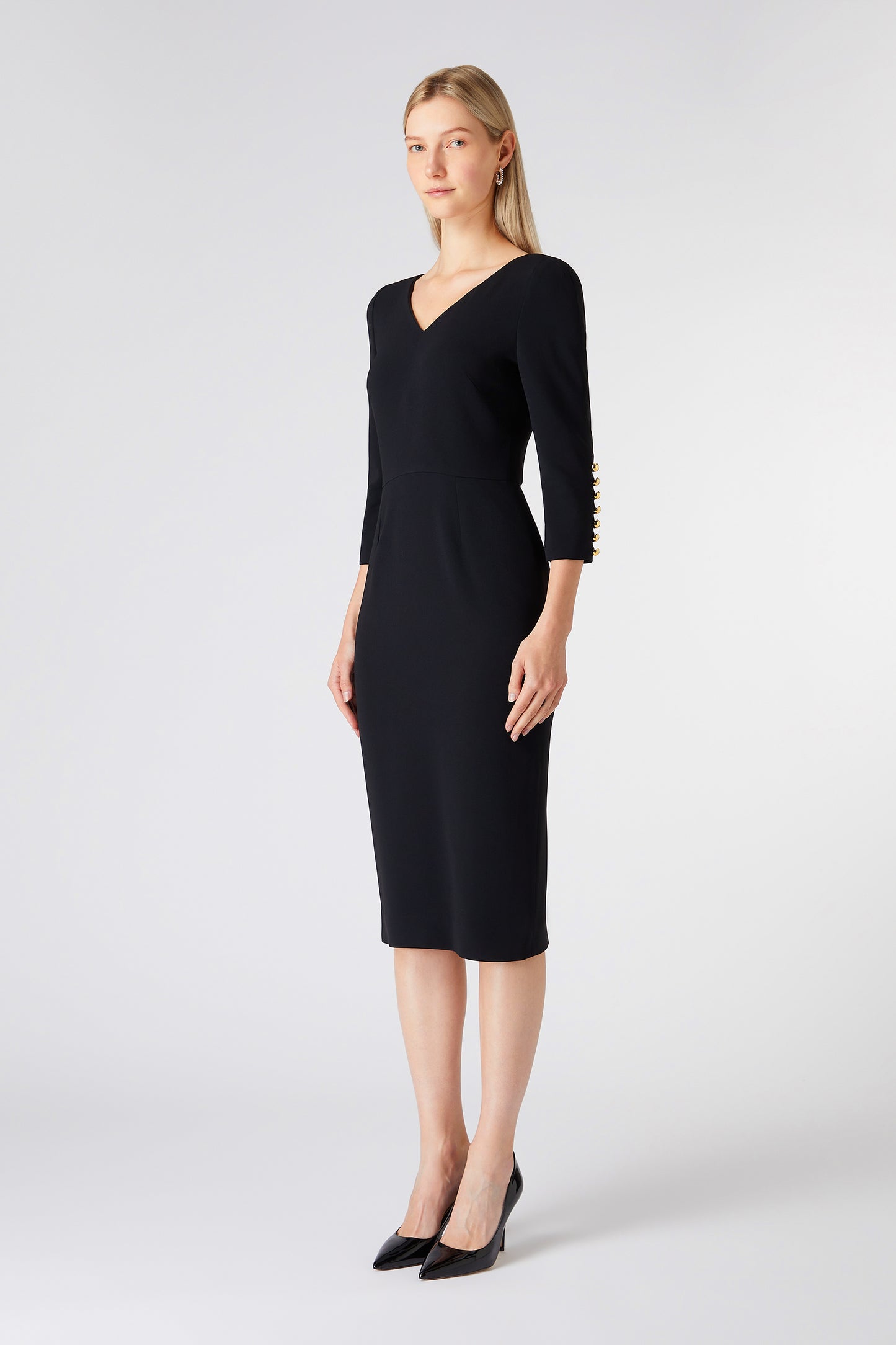 Sydney Pencil Dress - Black