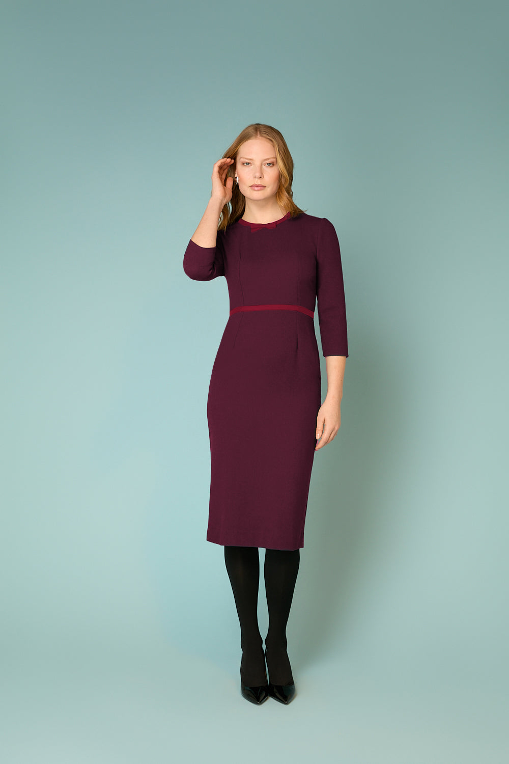 Tess Dress - Plum