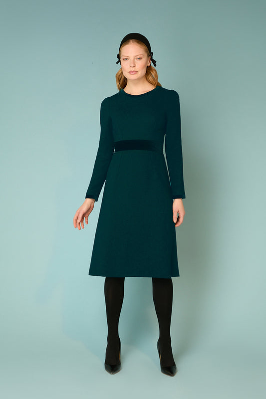 Thandie Dress - Fern Green