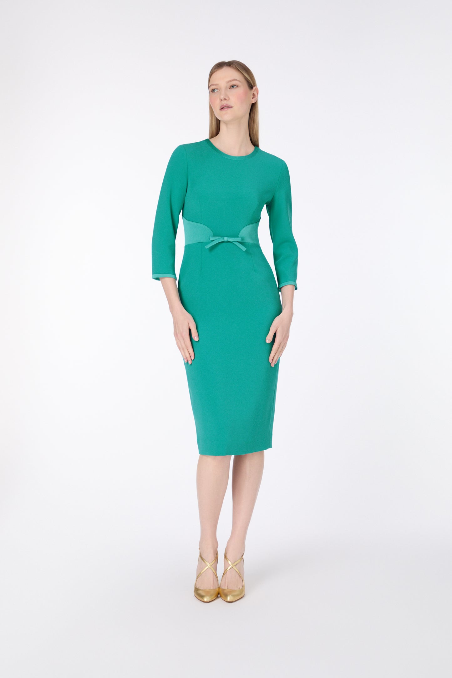 Talita Pencil Dress - Jade Green