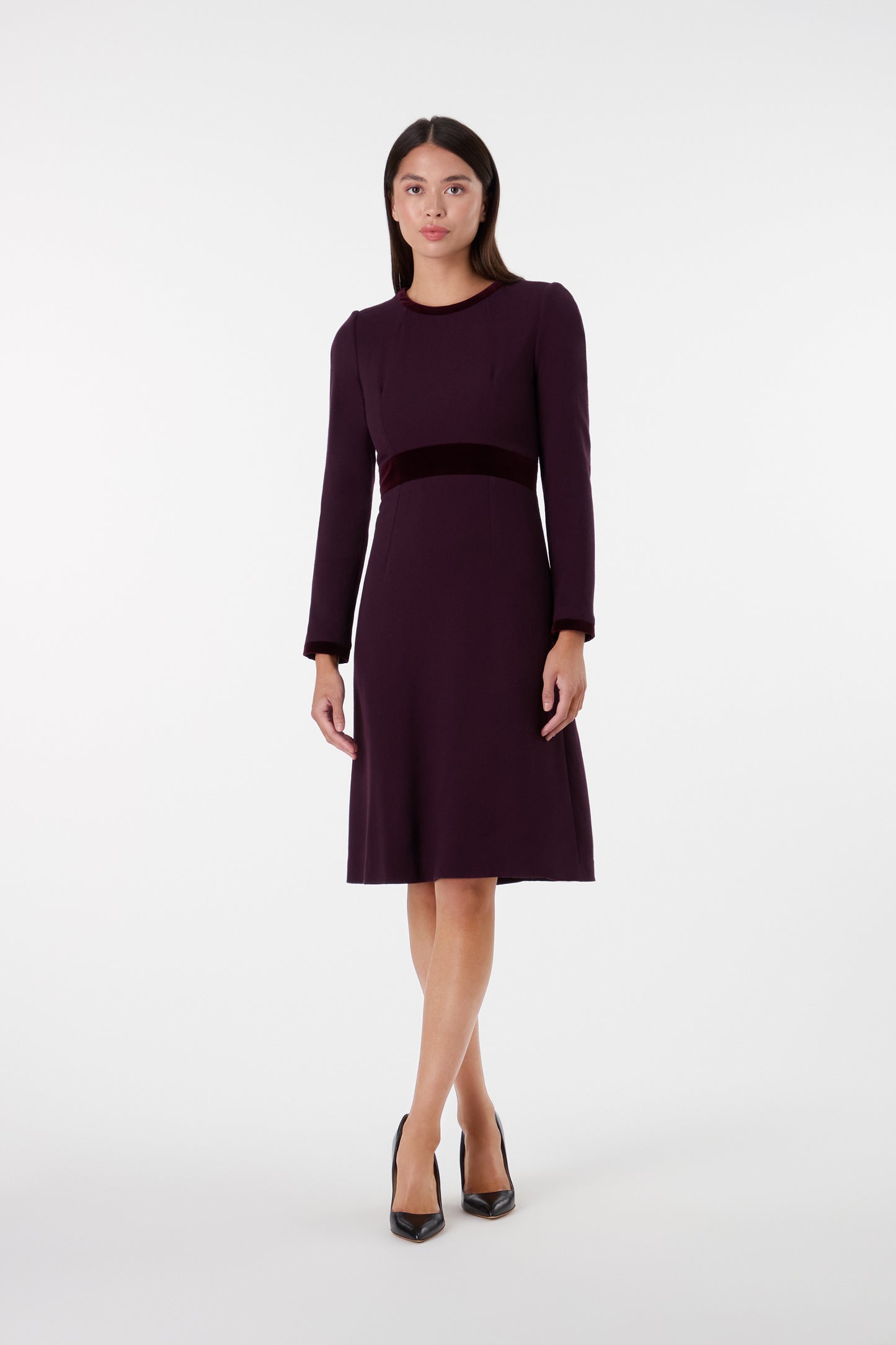 Thandie Dress - Damson