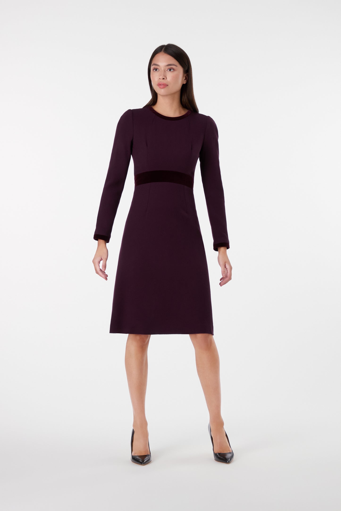 Thandie Dress - Damson