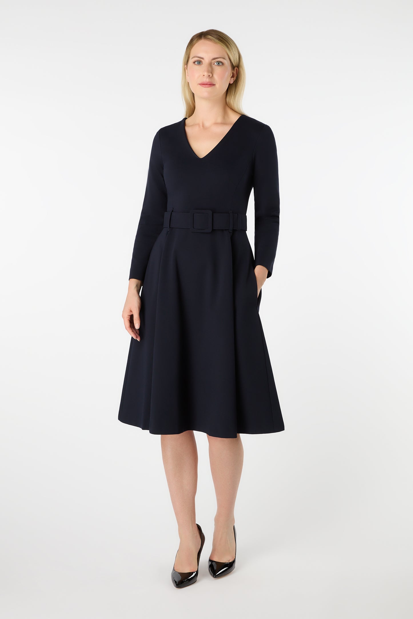 Thyme Jersey Dress - Dark Navy