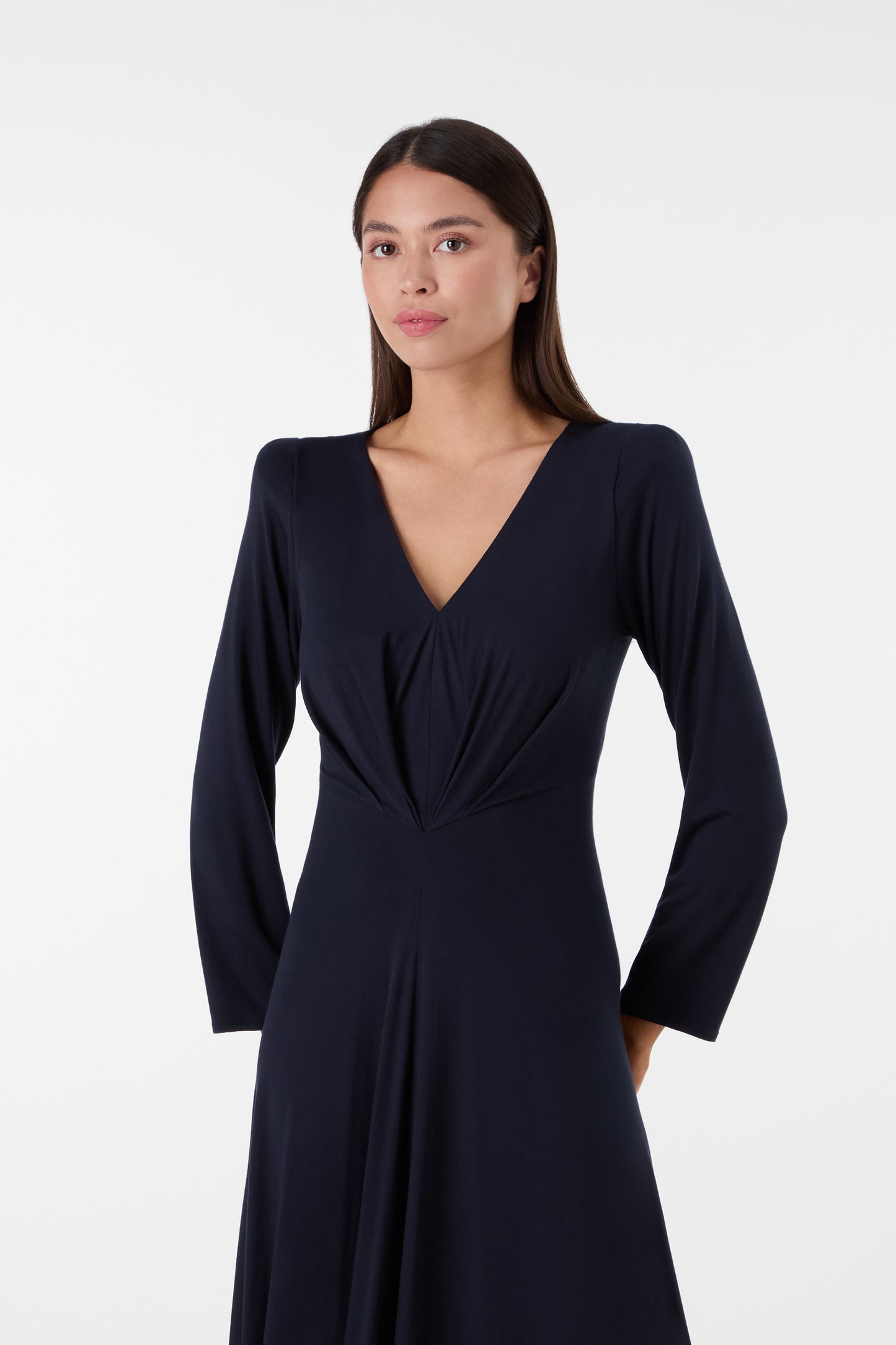 Trinity Jersey Dress - Dark Navy