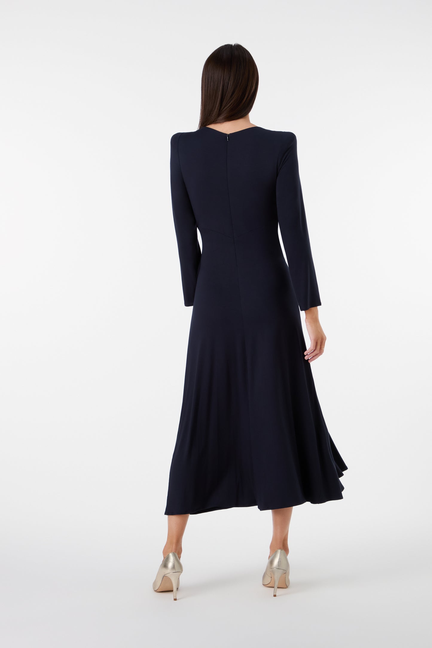 Trinity Jersey Dress - Dark Navy