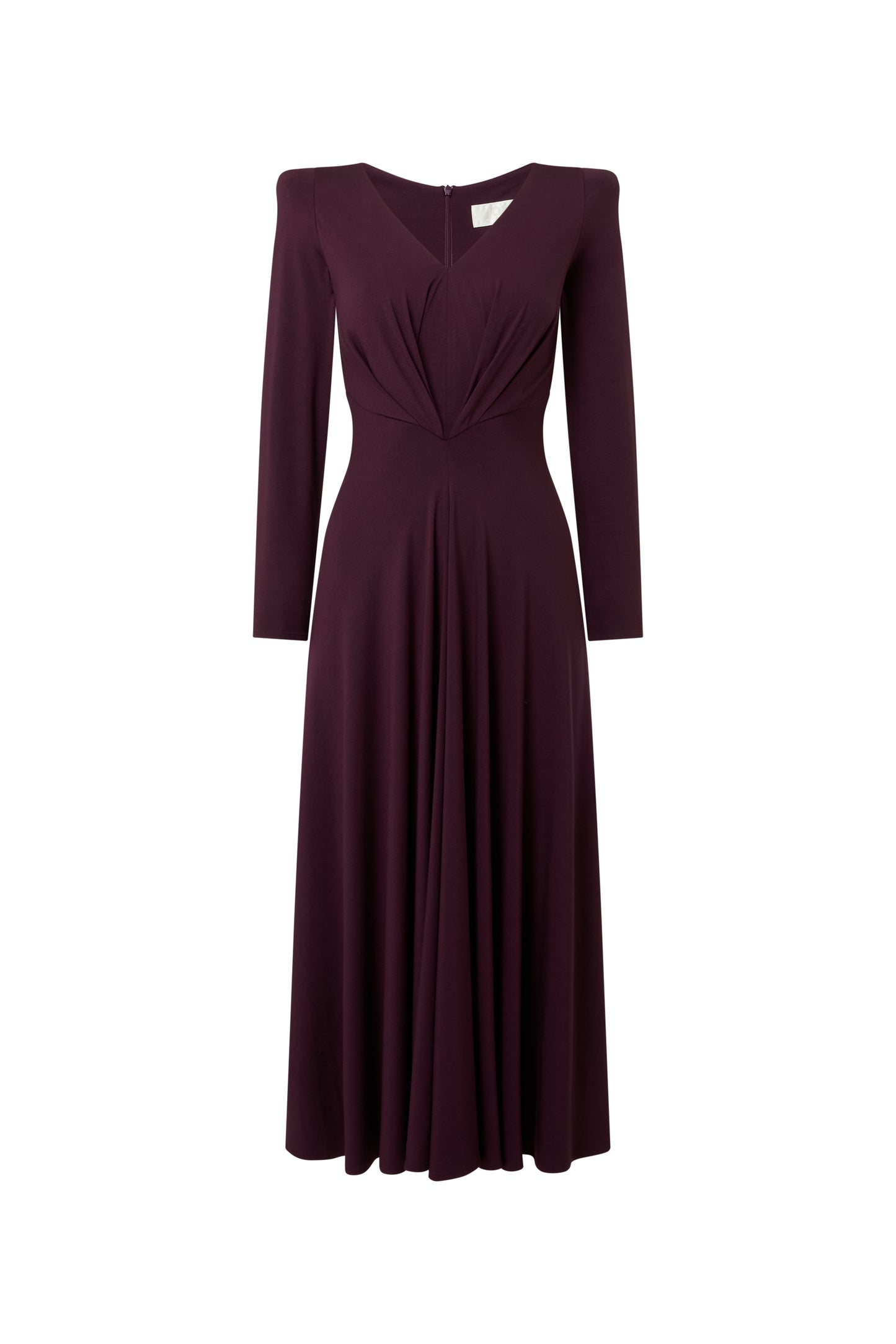 Trinity Jersey Dress - Damson