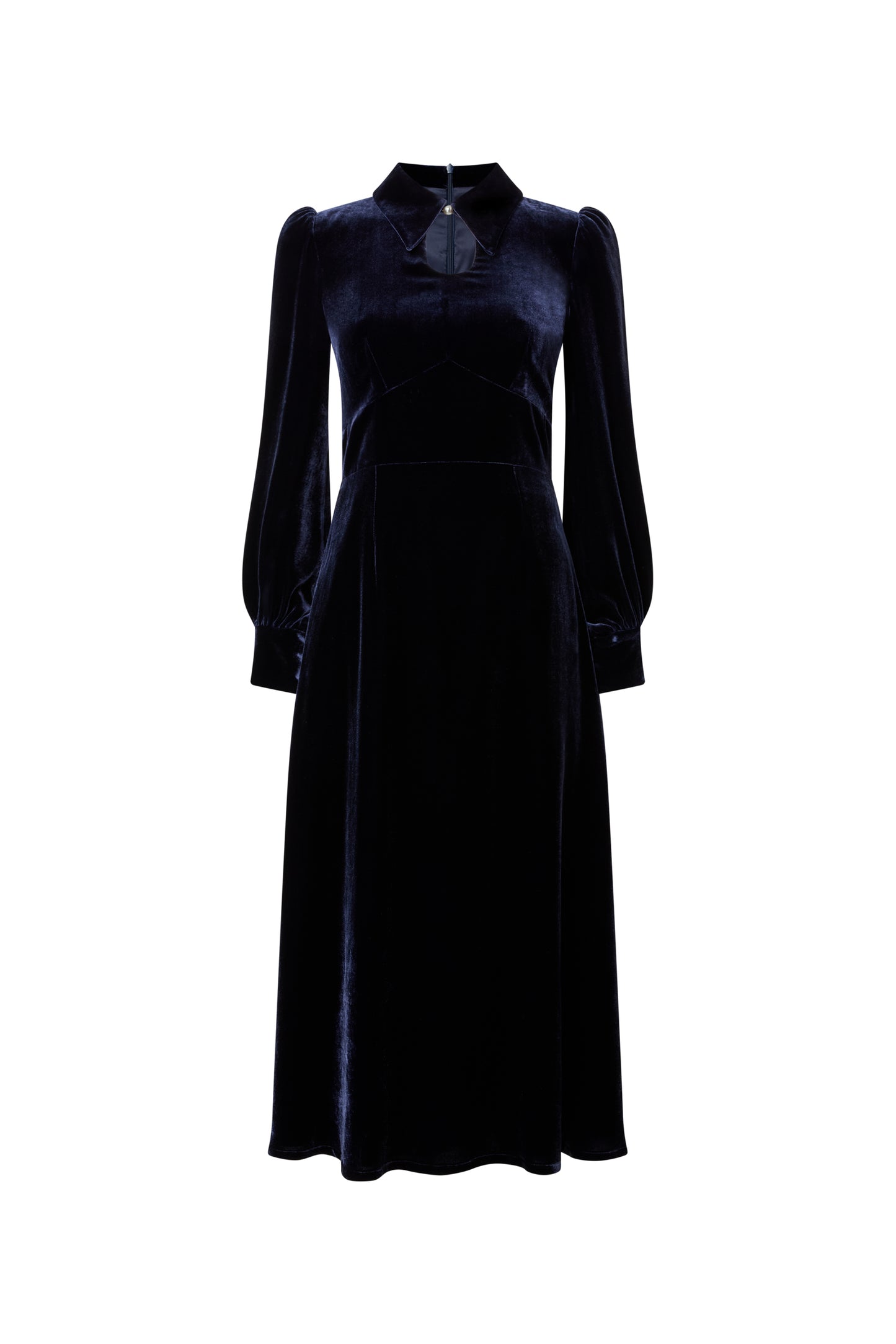 Twilight Velvet Dress - Sapphire