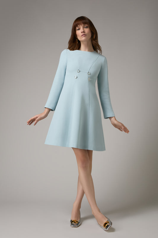 Verdi Dress - Frost Blue