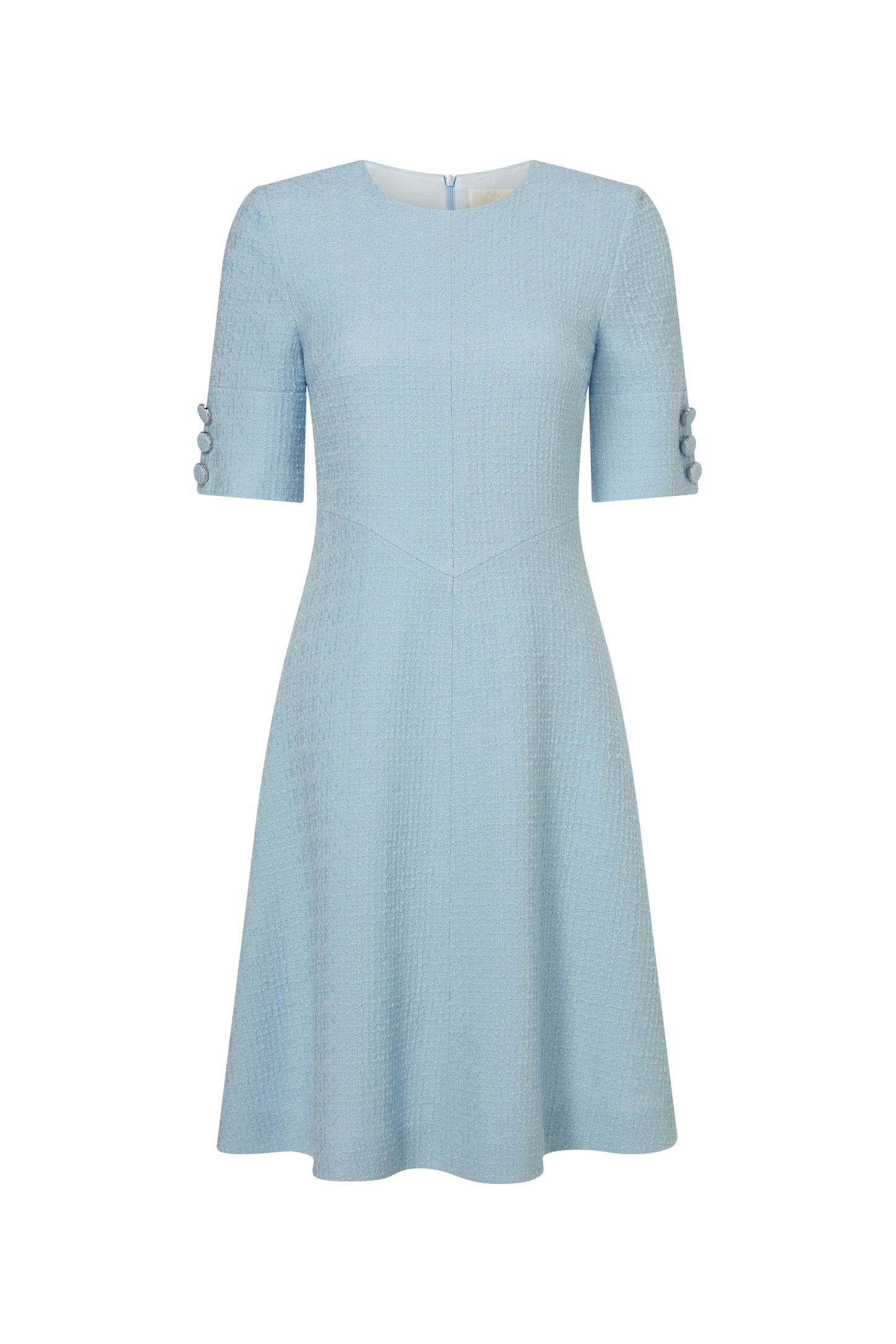 Villette Fit And Flare Dress - Frost Blue