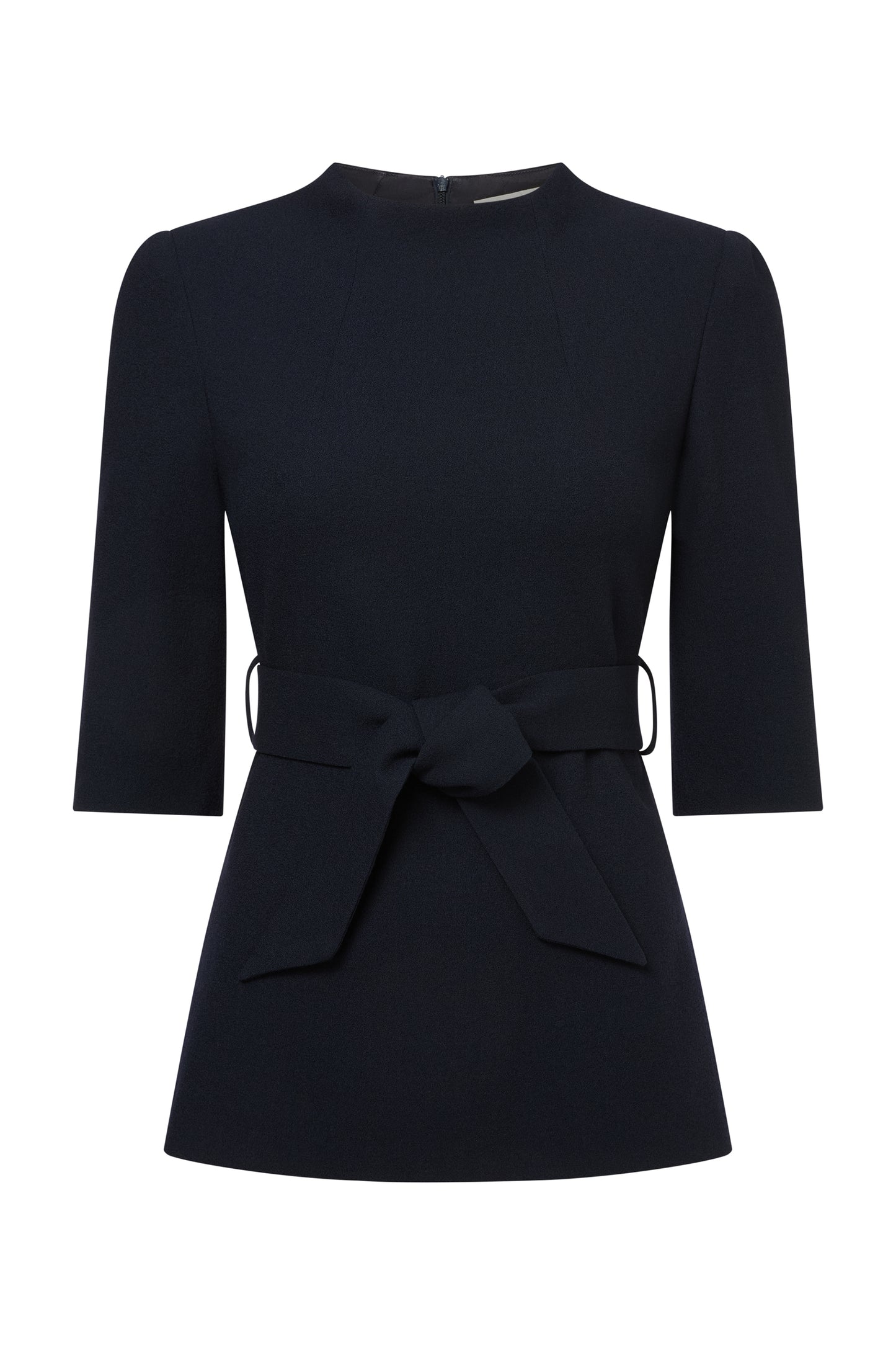 Viola Belted Top - Dark Navy