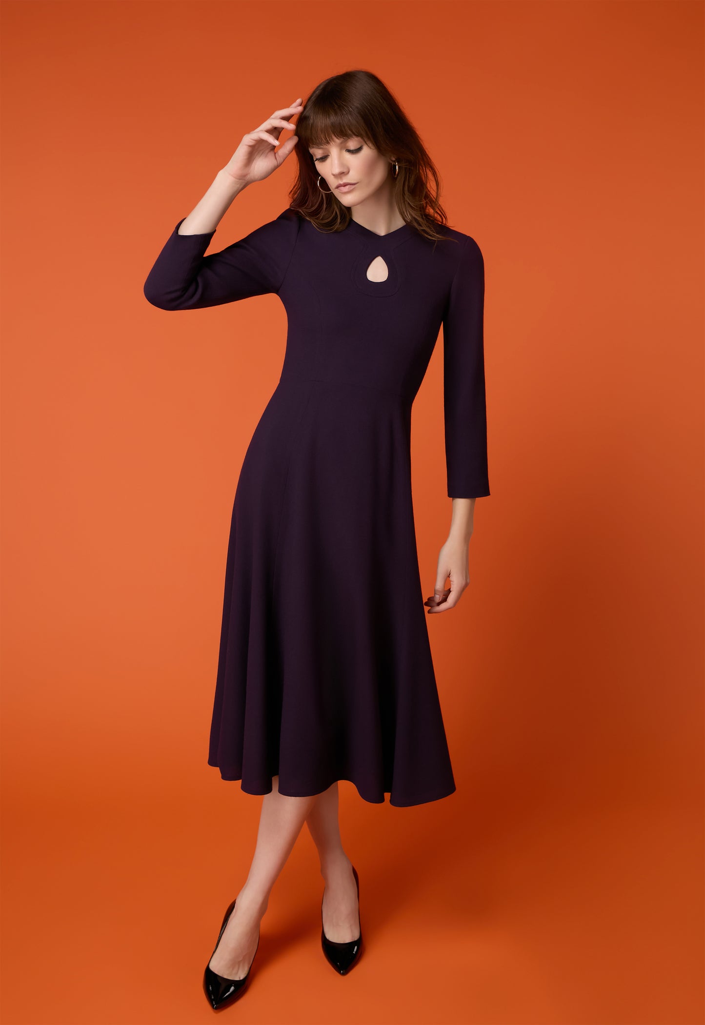 Vogue Dress - Blackcurrant