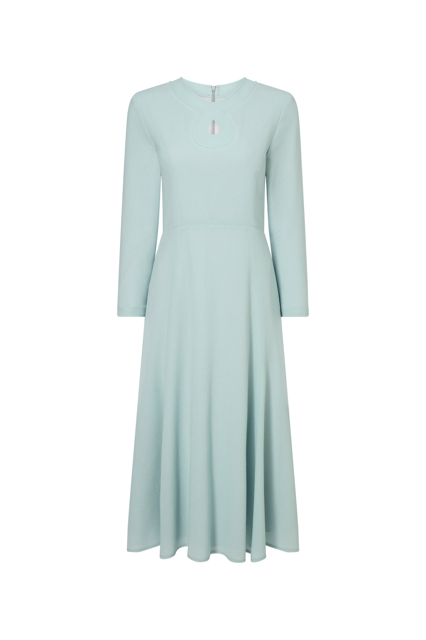 Vogue Fit and Flare Dress - Frost Blue