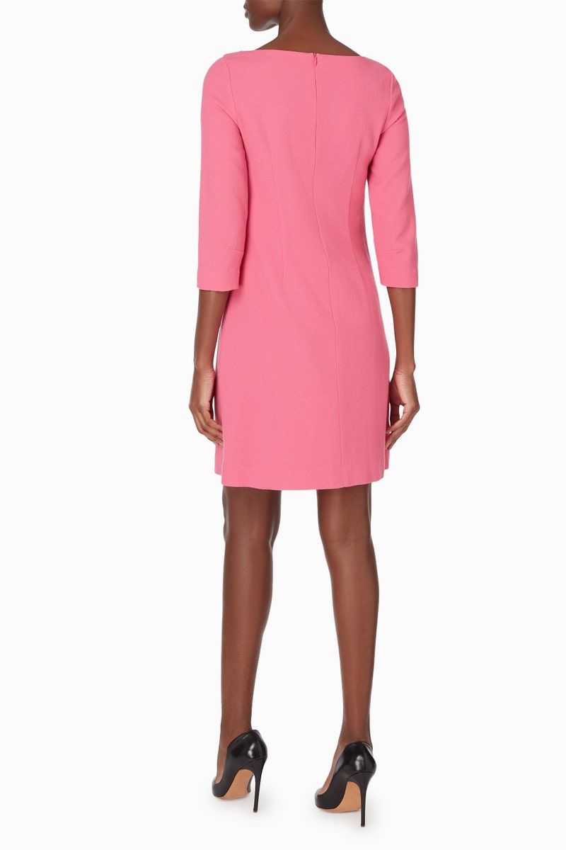 Emma Wool Tunic Dress - Bubblegum