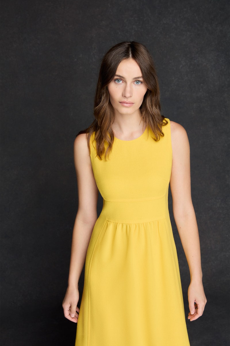 Kendal Sleeveless Shift Dress - Marigold