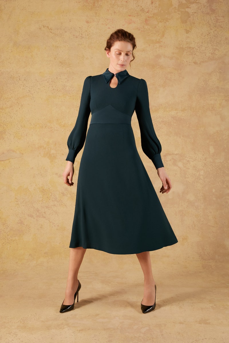 Olympia Dress - Evergreen