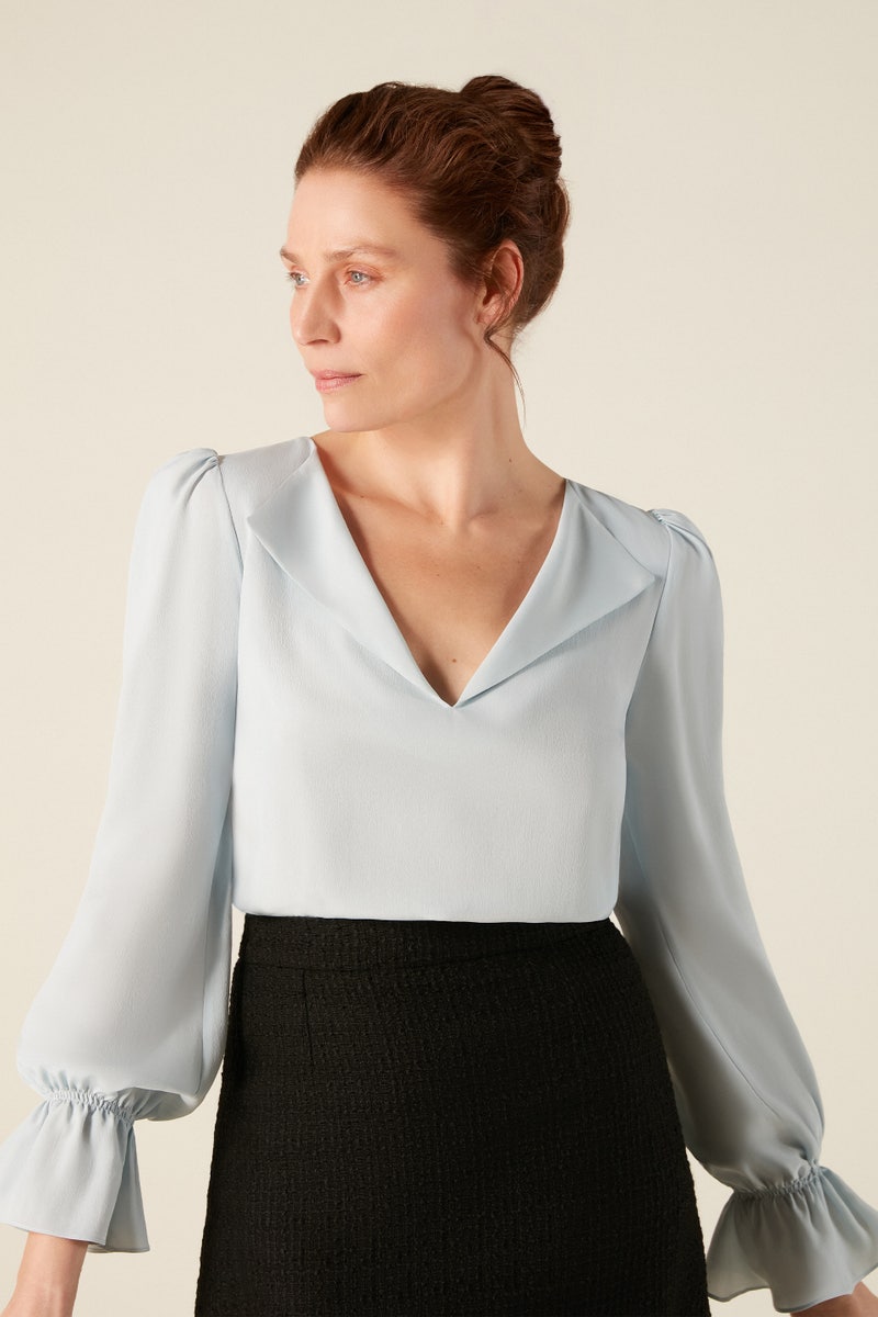 Robbie Blouse - Pale Blue