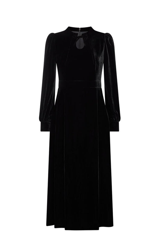 Royale Midi Dress - Black