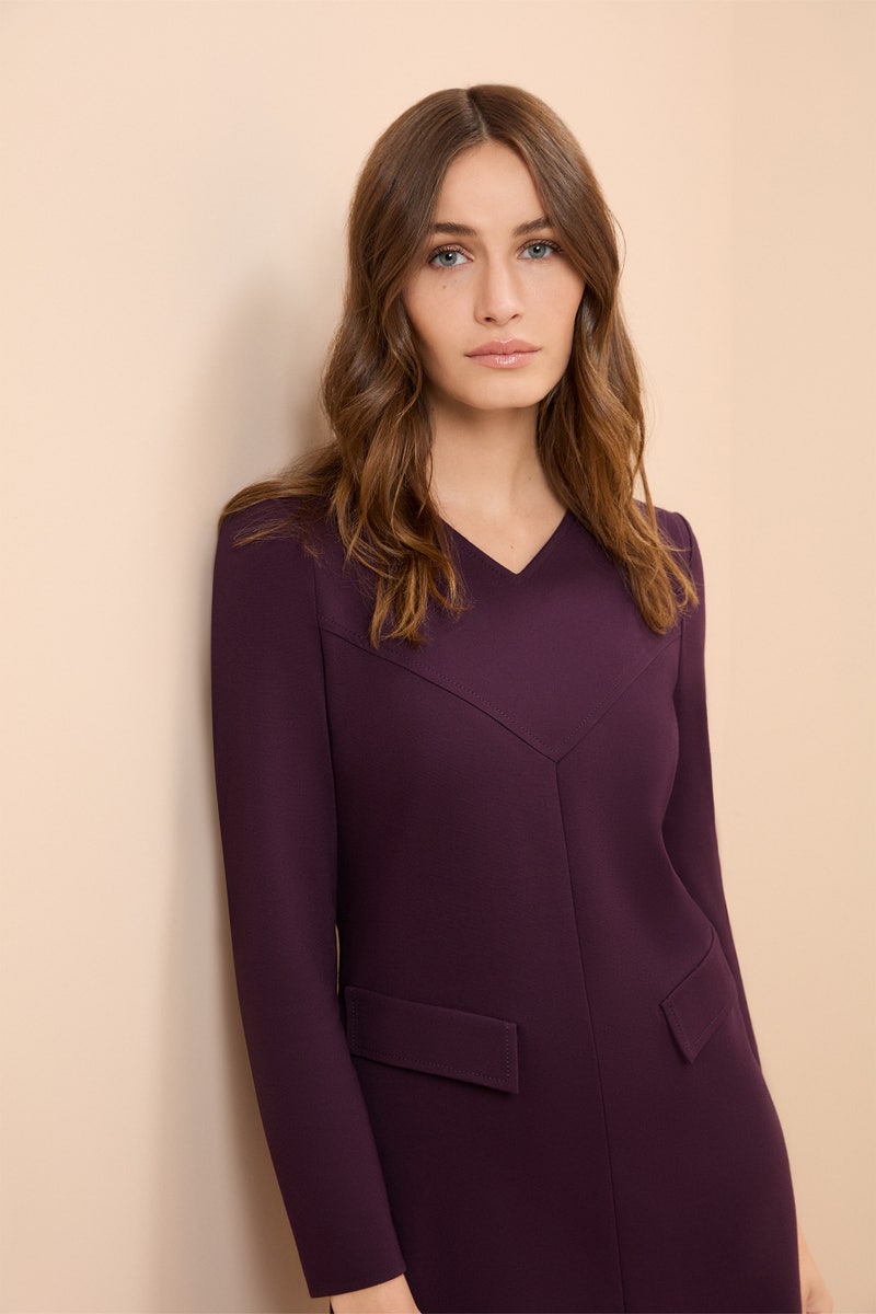 Sky Tunic Dress - Damson