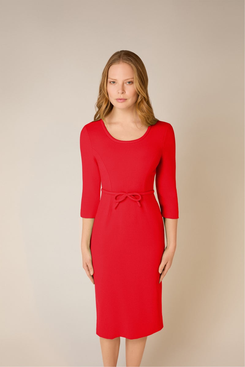 Thelma Pencil Dress - Red