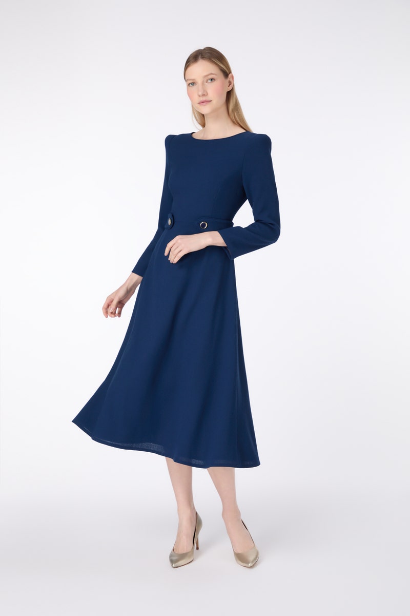 Tiffany Dress - French Navy